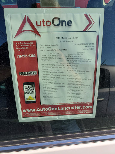 Used Car Dealer «AutoOne», reviews and photos, 1282 Manheim Pike, Lancaster, PA 17601, USA