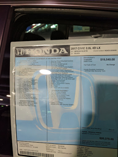 Honda Dealer «Brown Honda», reviews and photos, 960 Hilton Heights Rd, Charlottesville, VA 22901, USA