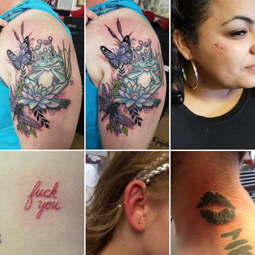 Explore tattoo ideas mujer, creative tattoo ideas in Elko, available at Tom Custom Tattoos and Body Piercing Studio