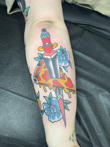 Explore mafia tattoo ideas, creative tattoo ideas in Cookeville, available at Anthem Tattoo