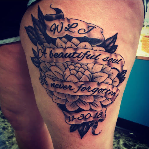 Explore tattoo ideas for a name, creative tattoo ideas in Benton, available at Three KingsTattoos