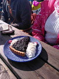 Tarte aux myrtilles du Restaurant français Chalets de l'Arc à Bourg-Saint-Maurice - n°5