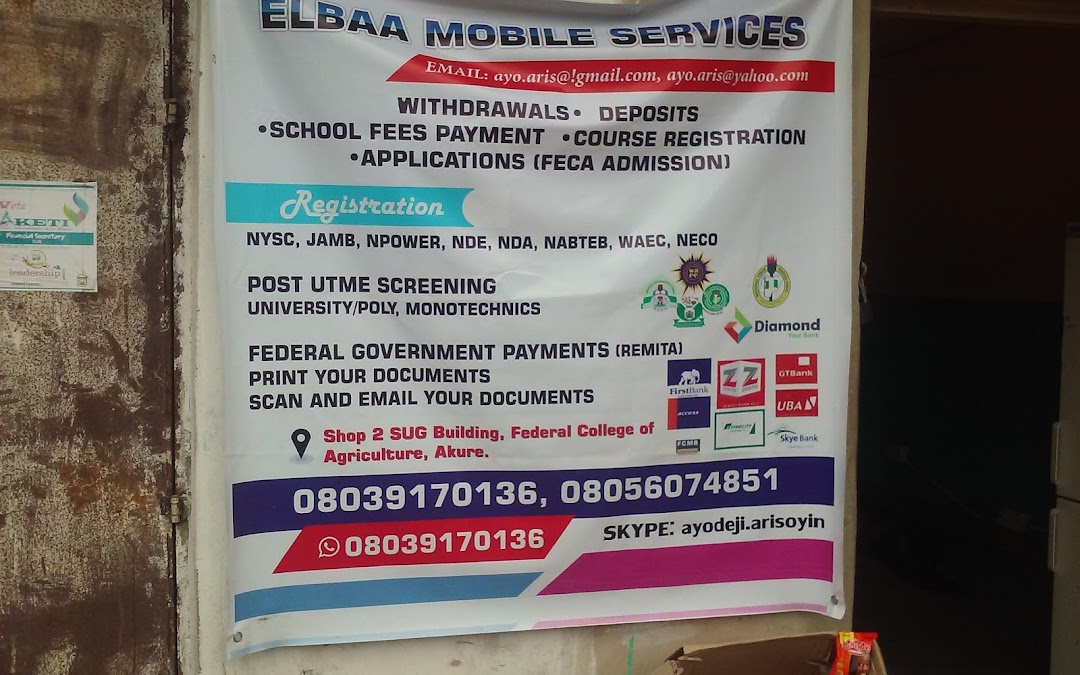 ELBAA Online, Business, Mobile Banking & Educational Services