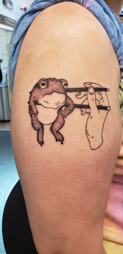 Explore girly half sleeve tattoo ideas for females, creative tattoo ideas in Cornelia, available at Prismatic Pulse Tattoo