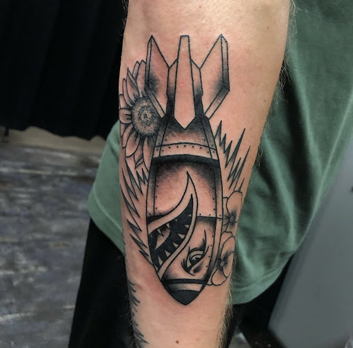 Explore rubber duck tattoo ideas, creative tattoo ideas in El Paso, available at American Tattoo Society of Ft Bliss