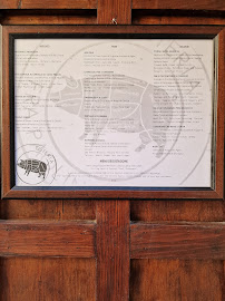 Carte du Osteria Fra Paolino à Monticchiello