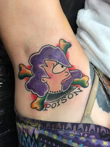 Explore blackout tattoo cover up ideas, creative tattoo ideas in Powell, available at Against All Odds Tattoos and Piercings