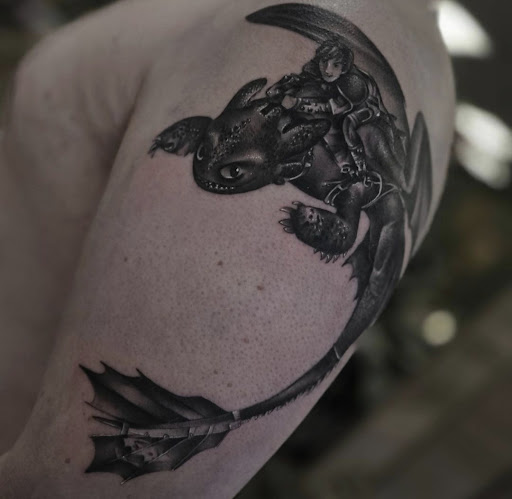 Explore biking tattoo ideas, creative tattoo ideas in Valdosta, available at Acid Ink Tattoos