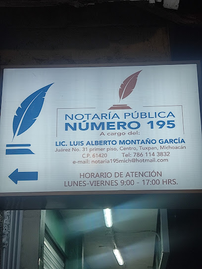 Notaría Pública 195, Tuxpan, Michoacán