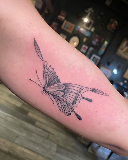 Explore hawaiian sleeve tattoo ideas, creative tattoo ideas in Kissimmee, available at Fallen Sparrow Tattoo Co