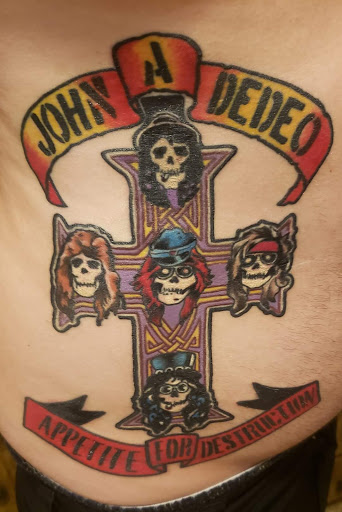 Explore 2 names tattoo ideas, creative tattoo ideas in Lakeland, available at Lyons Den Tattoo Company