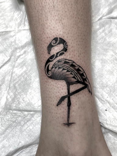 Explore thigh tattoo ideas men, creative tattoo ideas in Honolulu, available at Sacred Art Tattoo Waikiki