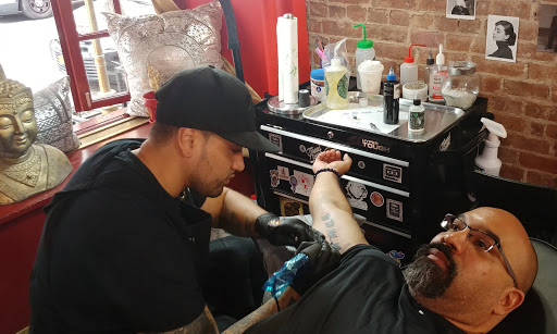 Explore cool leg tattoo ideas, creative tattoo ideas in New York, available at Redink Tattoo Studio