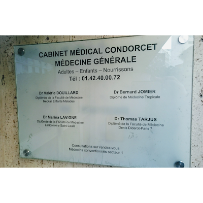 Cabinet Médical Condorcet : Docteurs DOUILLARD, JOMIER, LAVIGNE et TARJUS à Paris
