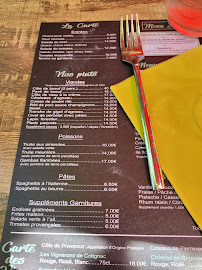 Restaurant français Chez Kinou à Quinson - menu / carte