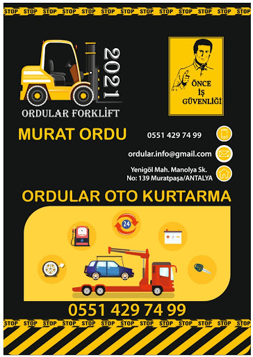 ORDULAR FORKLİFT VE OTO KURTARMA