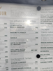 Maison Anamour à Cormeilles-en-Parisis menu