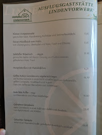 Gaststätte Lindenvorwerk à Frohburg menu