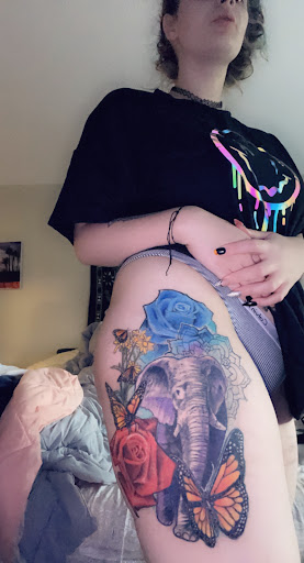 Explore spinal tattoo ideas, creative tattoo ideas in Girard, available at Empress Tattoos FKA Treehouse Tattoo