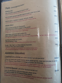 Restaurant La Ferme d'Huchet à Vielle-Saint-Girons (le menu)