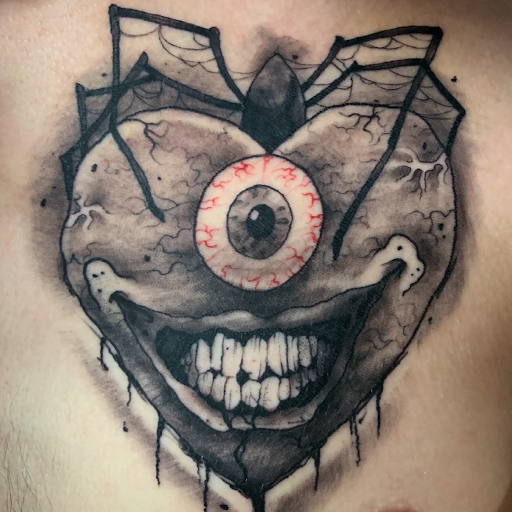 Explore violin tattoo ideas, creative tattoo ideas in Lawrenceburg, available at Good Luck Marys Tattoo co.