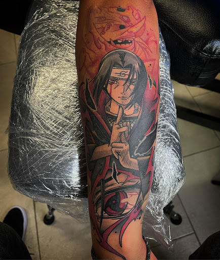 Explore neck tattoo ideas for men, creative tattoo ideas in Passaic, available at District 36 Tattoo Parlor