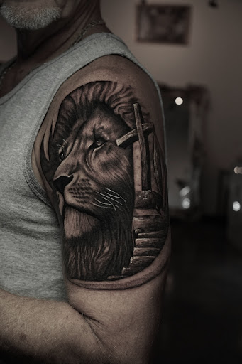 Explore ankle flower tattoo ideas, creative tattoo ideas in Montgomery, available at Flying Eye Tattoo Studio