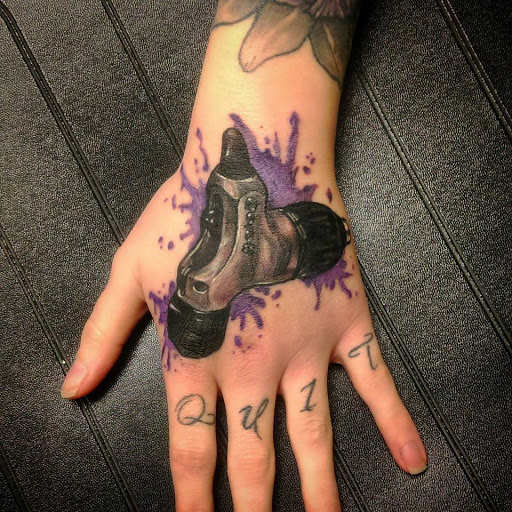 Explore trust nobody tattoo ideas, creative tattoo ideas in Springfield, available at Poke and a Rub art studio