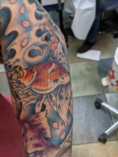 Explore tattoo ideas for men side, creative tattoo ideas in Glen Burnie, available at Dragon Moon Tattoo Studio Inc