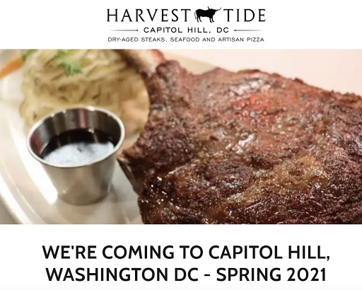 Harvest Tide Steakhouse - Capitol Hill, Washington DC