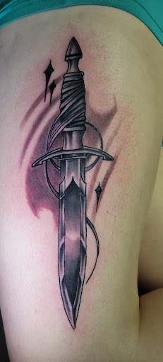 Explore army tattoo ideas, creative tattoo ideas in Angola, available at Hoodlum Ink