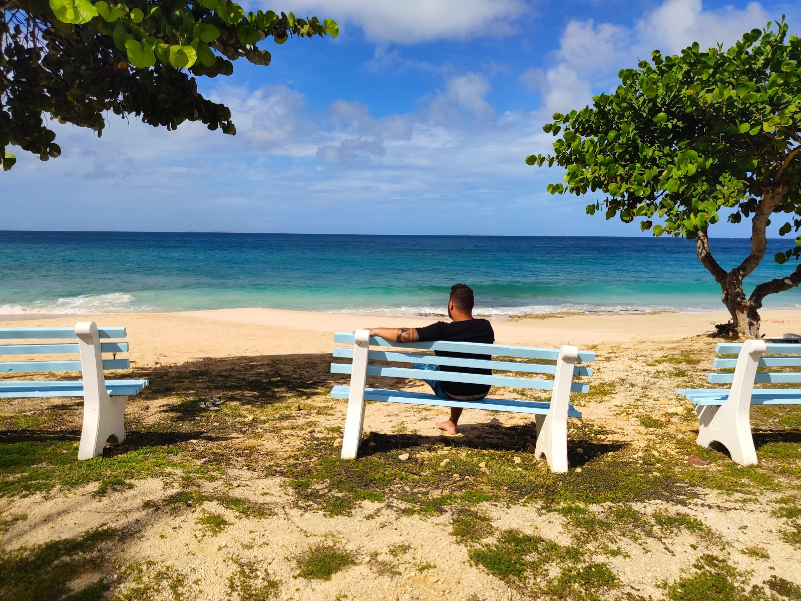 Photo de Mango's beach avec l'eau cristalline de surface