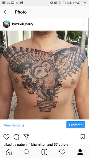 Explore lisa frank tattoo ideas, creative tattoo ideas in Georgetown, available at White Dog Tattoo