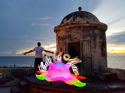 Beach bars in Cartagena