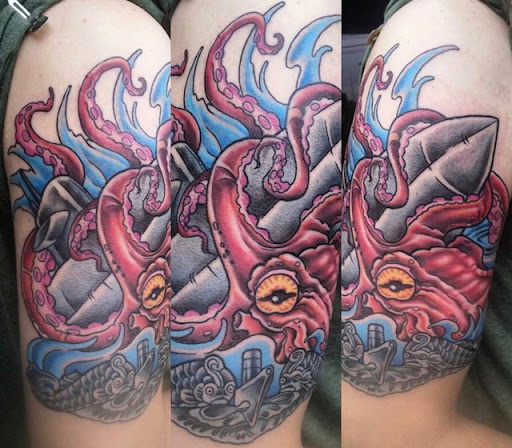 Explore atheist tattoo ideas, creative tattoo ideas in Grundy, available at Hutch Tattoo
