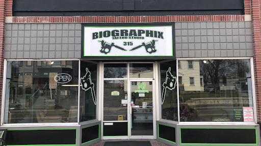 BioGraphix Tattoo Studio, 147 W Manlius St, East Syracuse, NY 13057, USA, 