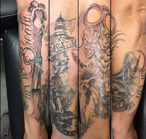 Explore rising phoenix tattoo ideas, creative tattoo ideas in Savannah, available at Tatlyfe Studios