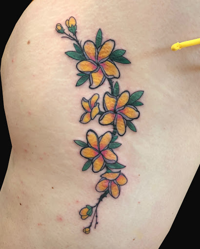 Explore serotonin tattoo ideas, creative tattoo ideas in Lahaina, available at Sweet Trade Tattoo