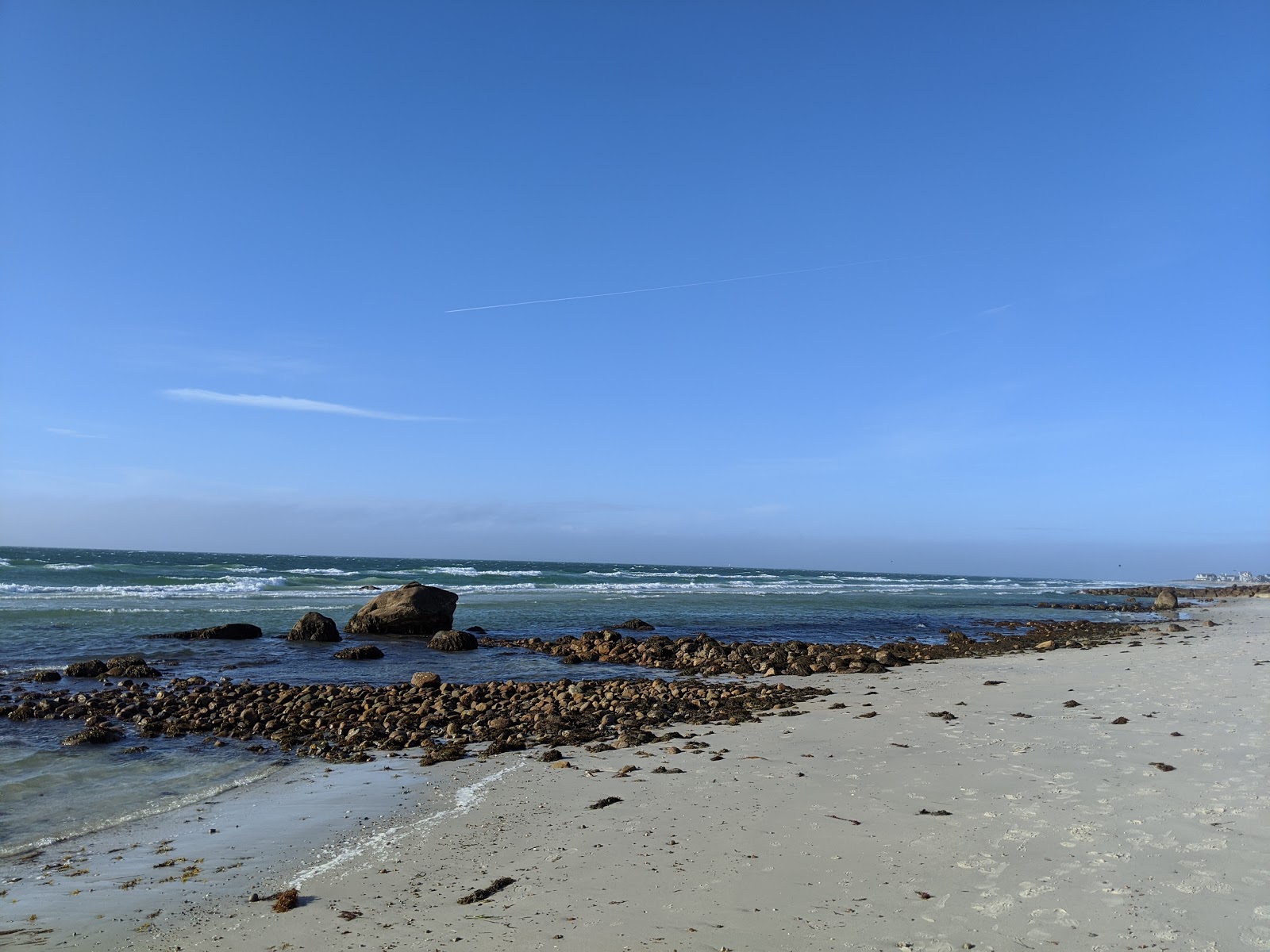 Chapoquoit Beach的照片 带有长直海岸