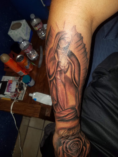 Explore jesus name tattoo ideas, creative tattoo ideas in Houston, available at Houston Vice Tattoo Studio