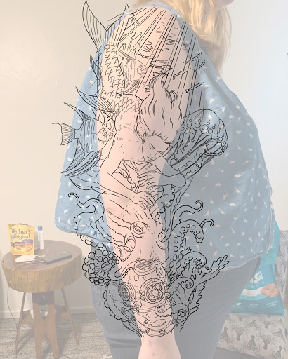 Explore simple goth tattoo ideas, creative tattoo ideas in San Diego, available at Remington Tattoo Parlor