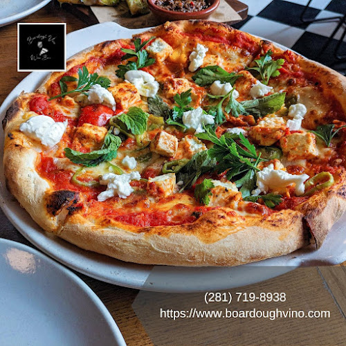 #1 best pizza place in The Woodlands - Boardough Vino. Wine Bar. Pizza & More