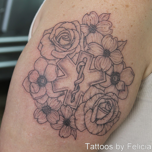 Explore halloween pumpkin tattoo ideas, creative tattoo ideas in Fort Myers, available at Tiger Lotus Tattoo and Piercing