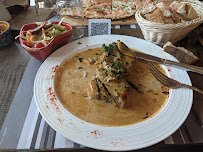 Sauce aux champignons du Restaurant de spécialités alsaciennes Restaurant Alsacien Strasbourg Schnockeloch - n°10