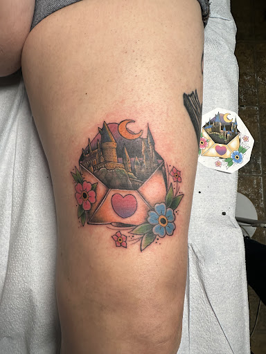 Explore smoke tattoo ideas, creative tattoo ideas in Savannah, available at Resurrection Ink Tattoos and Body Piercing