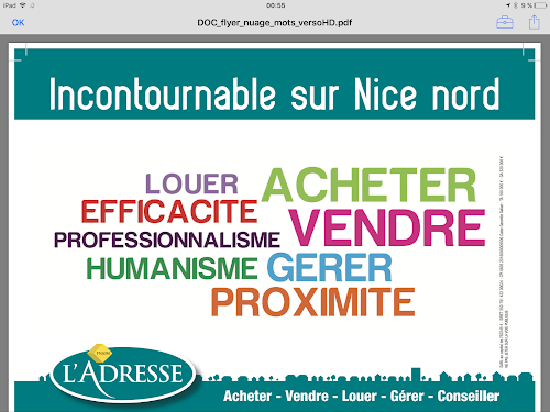 Agence immobilière L'ADRESSE CEC NICE NORD Nice