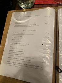 Le Potager du Marais à Paris menu