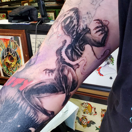 Explore cherub tattoo ideas, creative tattoo ideas in Fresno, available at Resistance Tattoo