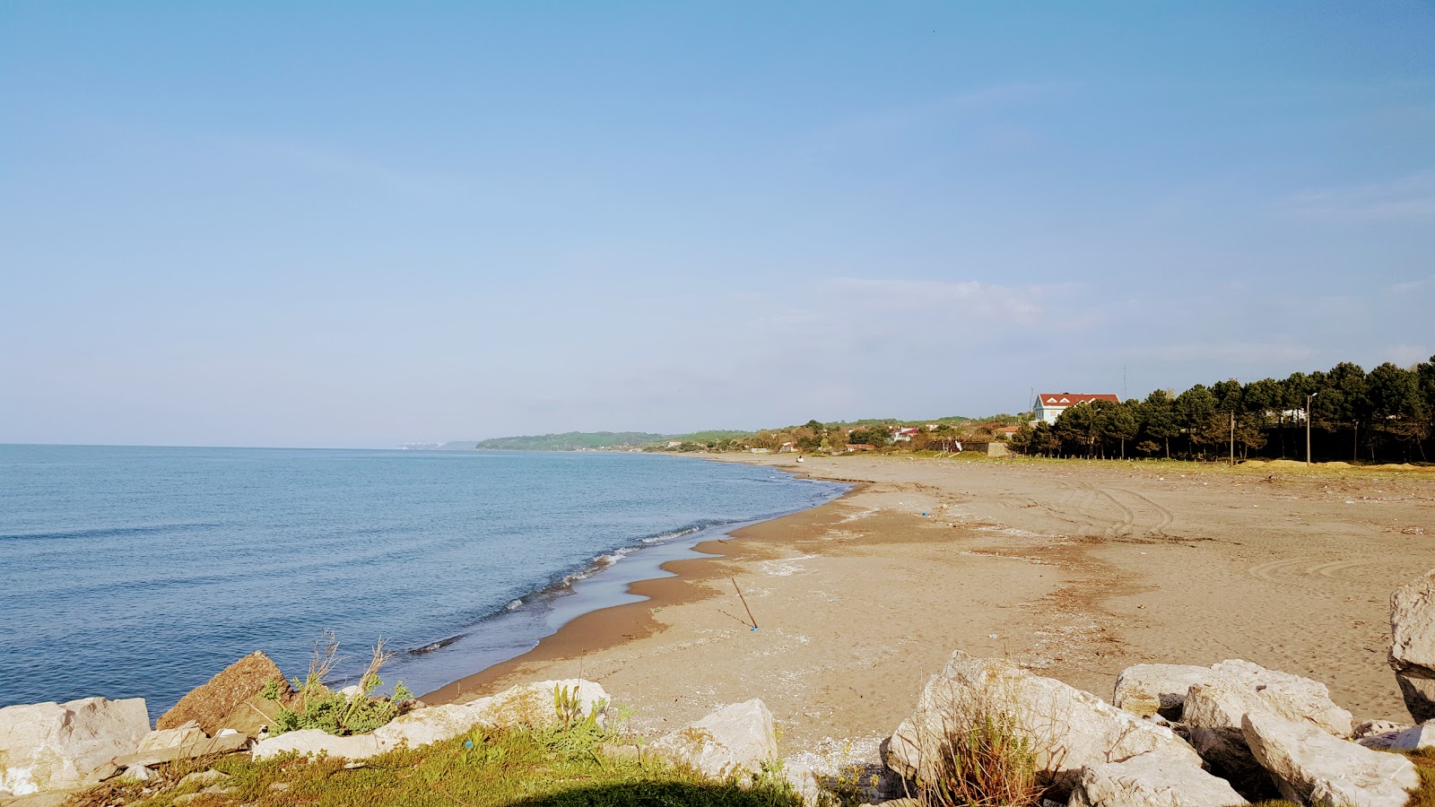 Melenagzi Plajı'in fotoğrafı ve yerleşim