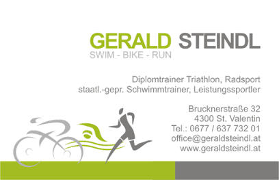 Gerald Steindl - Diplomtrainer Triathlon Radsport